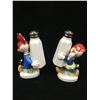 Image 4 : 1958 WALTER LANTZ KNOTHEAD AND SPLINTER WOODPECKER SALT AND PEPPER SHAVERS ( HAVE REPAIRS)