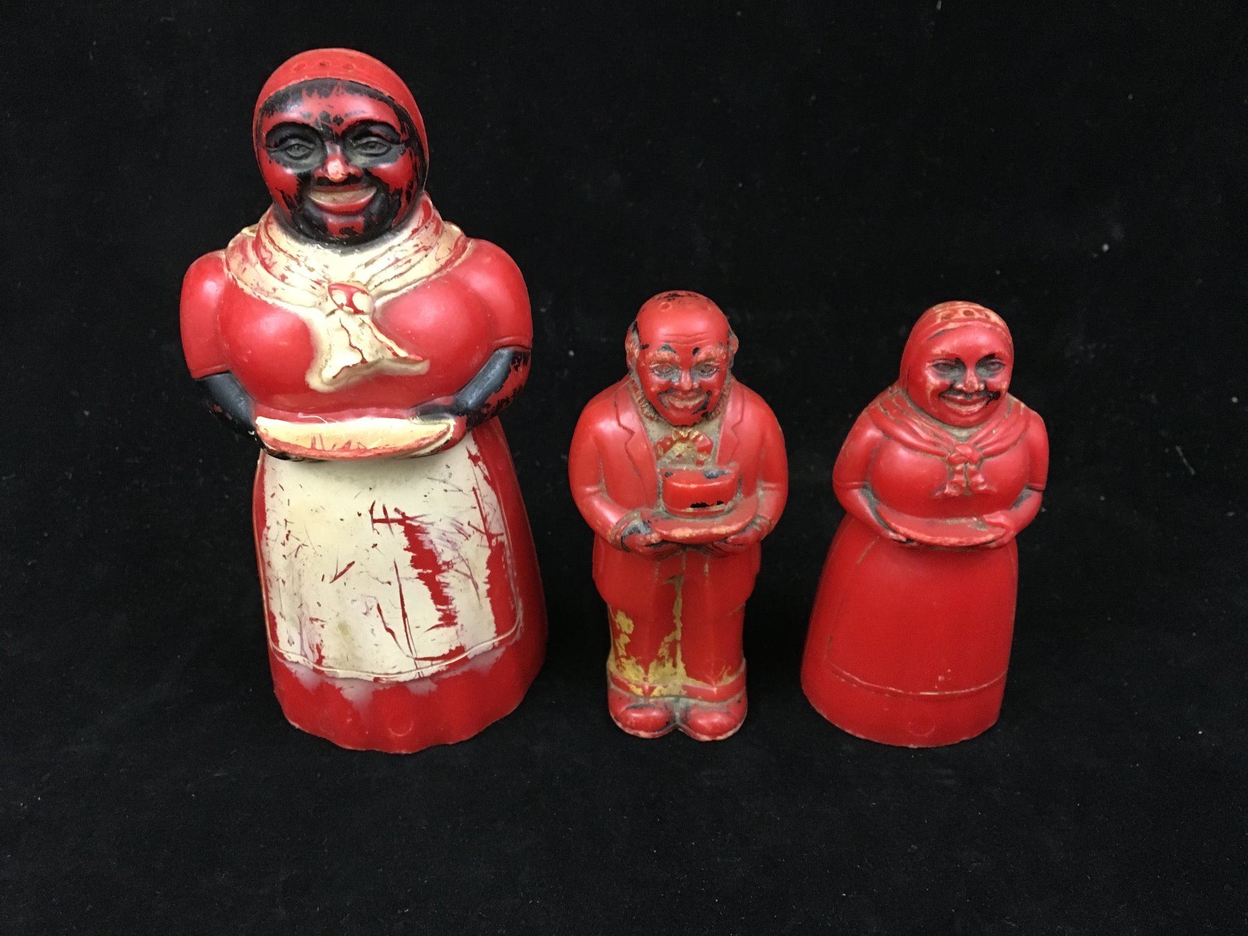 Lot Of Aunt Jemima And Uncle Mose Black Americana Salt And Pepper Shakers Vintage Schmalz Auctions