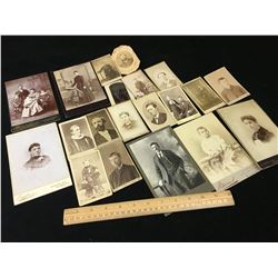 LOT OF ANTIQUE PHOTOGRAPHS