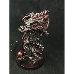 DARK RED DRAGON FIGURE