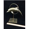 Image 1 : LARGE BRASS DOLPHIN FIGURINE