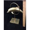 Image 2 : LARGE BRASS DOLPHIN FIGURINE