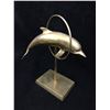 Image 3 : LARGE BRASS DOLPHIN FIGURINE
