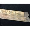 Image 3 : LOT OF 2  FOLDING YARD STICKS (ANTIQUE)