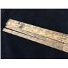 Image 4 : LOT OF 2  FOLDING YARD STICKS (ANTIQUE)