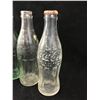 Image 2 : LOT OF 3 DIFFERENT  COCA-COLA BOTTLES (OLDER)