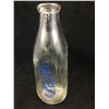 Image 1 : P.A DAIRY, PRINCE ALBERT SK. ADVERTISING MILK BOTTLE (1 QUART) *VINTAGE*