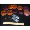 Image 1 : LOT OF VARIOUS AUTO LIGHT LENSES (SOME GLASS)