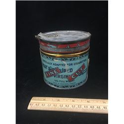 KEY WIND OLD CHUM TOBACCO TIN (VINTAGE)