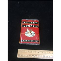 FOREST AND STREAM POCKET TOBACCO TIN (VINTAGE)