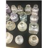 Image 2 : LOT OF 28 OLD INK BOTTLES
