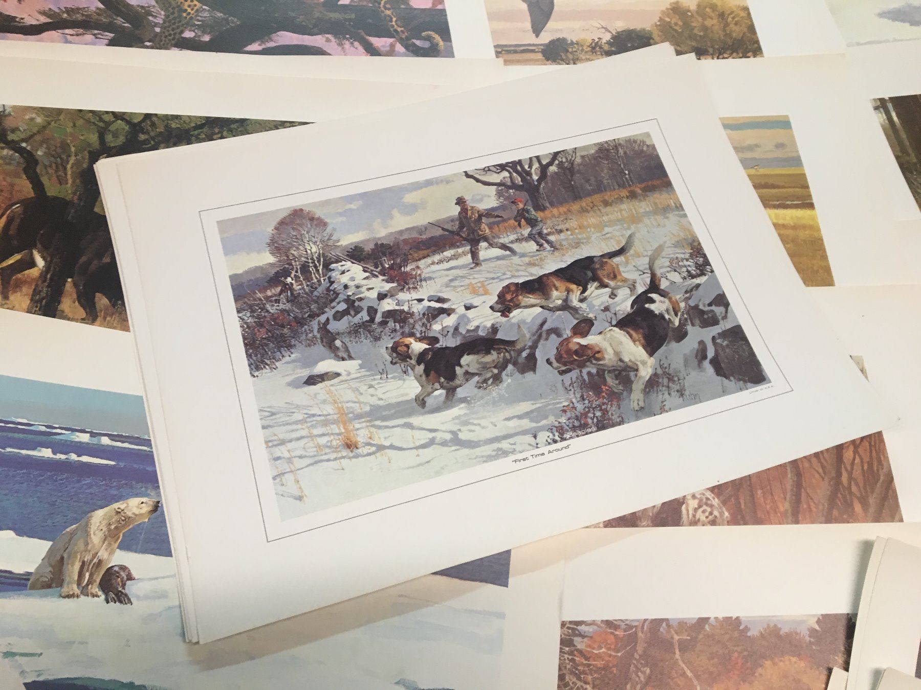 LARGE LOT OF REMINGTON ARMS COMPANY PRINTS