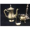 Image 2 : MISC VINTAGE BRASS LOT (TEAPOT, DUCK, CANDLE STICK)
