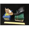 Image 1 : LOT OF 2 PAIRS OF KIDS SHOES (VINTAGE) *NOS*