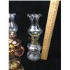 Image 2 : LOT OF MINITURE OIL LAMPS