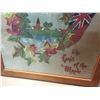 Image 3 : ANTIQUE FRAMED EMBROIDERED PIECE (THE LAND OF THE MAPLE) *22.5” x 22.5”*