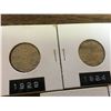 Image 2 : LOT OF CANADA 5 CENT COINS (1924 1928 1929 1932 1934)