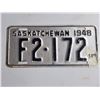Image 1 : LICENCE PLATES (SASK) *1948* (EXCELLENT CONDITION)