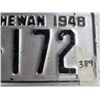 Image 2 : LICENCE PLATES (SASK) *1948* (EXCELLENT CONDITION)