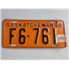 Image 1 : LICENCE PLATES (SASK) *1950* (EXCELLENT CONDITION)