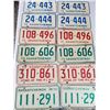 Image 1 : LICENCE PLATES (SASK) *1970, 73, 74, 75, 76, 76* (MATCHING NUMBERS)