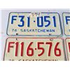 Image 2 : LICENCE PLATES (SASK) *1970, 71, 75, 76* (MATCHING NUMBERS)