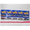 Image 1 : LOT OF 5 HOTWHEEL TOYS (BARRACUDA, CHEV NOMAD, 70 CHEVELLE, ETC…)