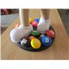Image 2 : LARGE M&M MASCOT WITH SERVING TRAY (VERY UNIQUE PROMOTIONAL ITEM) *40" TALL, TRAY IS 24"X 15'* (BASE
