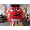 Image 3 : LARGE M&M MASCOT WITH SERVING TRAY (VERY UNIQUE PROMOTIONAL ITEM) *40" TALL, TRAY IS 24"X 15'* (BASE