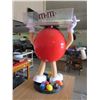 Image 6 : LARGE M&M MASCOT WITH SERVING TRAY (VERY UNIQUE PROMOTIONAL ITEM) *40" TALL, TRAY IS 24"X 15'* (BASE