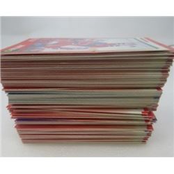 LOT OF HOCKEY CARDS (SCORE 91) *CANADIANS, RANGERS, ETC* (3" HIGH STACK)