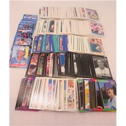 LOT OF BASEBALL CARDS (DANNUSS, SCORE 91, UPPER DECK, ETC) *TIGERS, YANKEES, BRUINS, ROYALS, ETC* (9