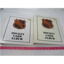 LOT OF 2 NHL HOCKEY CARD ALBUMS