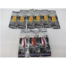 LOT OF 9 FISHING LURES (NOS) *LEN THOMPSON*