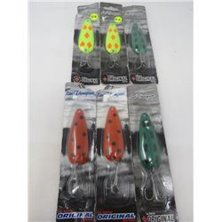 LOT OF 6 FISHING LURES (NOS) *LEN THOMPSON*