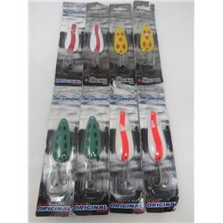 LOT OF 8 FISHING LURES (NOS) *LEN THOMPSON*