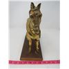 Image 2 : BRASS HORSE STATUE (LEGS HAVE BEEN GLUED/REPAIRED)