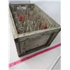 Image 2 : WOODEN CRATE OF ASSORTED GLASS BOTTLES (24) *ROYAL CROWN, DOUBLE COLA, MISSION, ETC…*