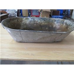 SMALL BABY TUB (GALVANIZED) *26" LONG X 13" WIDE X 15.5" DEEP*