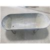 Image 1 : LARGE TUB (GALVANIZED) *49.5" LONG X 24" WIDE X 15.5" DEEP*