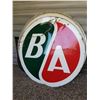 Image 1 : 6' ROUND B/A SIGN (PORCELAIN-DOUBLE SIDED) *VERY GOOD CONDITION*