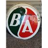 Image 2 : 6' ROUND B/A SIGN (PORCELAIN-DOUBLE SIDED) *VERY GOOD CONDITION*