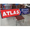 Image 2 : ATLAS SIGN (PORCELAIN) *6' X 18"*
