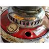 Image 2 : KEROSENE HEATER (RED PORCELAIN AND CHROME) *18" TALL* (LOOKS USEABLE BUT MISSING CAP FOR FUEL TANK?)