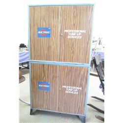 BLUE STREAK METAL CABINET (WITH KEY) *61" X 33" X 13"*