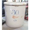 Image 1 : RED WING OPEN CROCK (HUGE 30 GALLON) *CHIP ON RIM AND CRACK ON BACK SIDE*