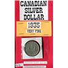 Image 1 : ONE DOLLAR COIN (CANADA) *1935* (SILVER)
