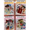 Image 1 : LOT OF 4 PACKAGES OF 100 STAMPS (NICE ASSORTMENT)
