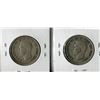 Image 2 : LOT OF 2 FIFTY CENT COINS (CANADA) *1943* (WIDE DATE & NARROW DATE)