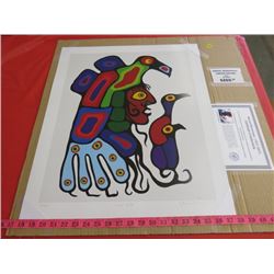 PRINT (INNER SELF) *514/950* (SIGNED BY NORVAL MORRISEAU) *20" X 24"* (COA)